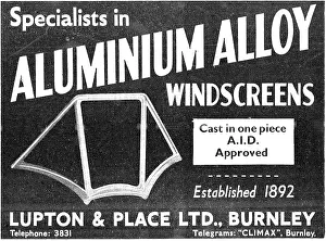 Lupton: Lupton & Place Aluminium Alloy Windscreens