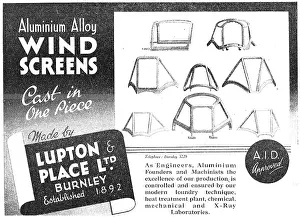 Lupton: Lupton & Place Aluminium Alloy Windscreens