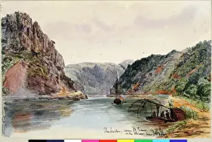 Goar: The Lurlei, above St. Goar, on the Rhine