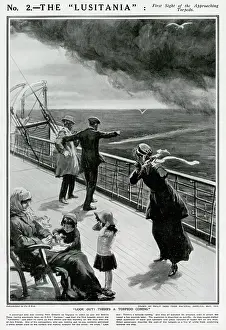 Streak: Lusitania - First sight of the approaching Torpedo 1915
