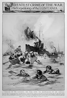 Torpedoed: LUSITANIA GOES DOWN