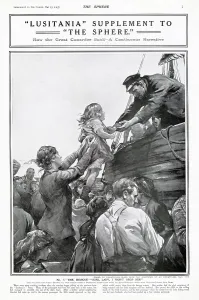 Trawlers: Lusitania - survivor being rescued