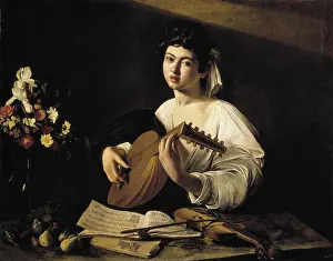 Caravaggio: The Lute Player, by Caravaggio