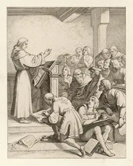 Baccalaureate: LUTHER GIVES LECTURE