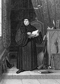 1546: LUTHER IN HIS STUDY