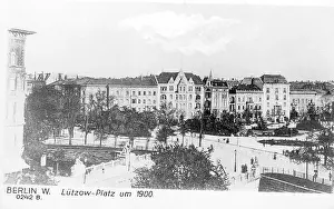 Landwehrkanal: Lutzowplatz in Berlin, around 1900