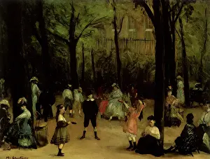 Glackens: In the Luxembourg Gardens