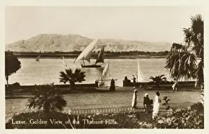 Amun: Luxor Temple Complex - View of the Theban Hills