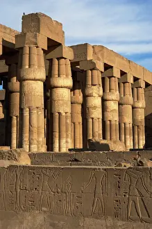 Colonnade: Luxor Temple. Hypostyle. Egypt