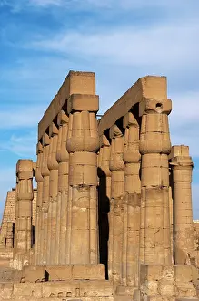 Corridor: Luxor Temple. Hypostyle. Egypt