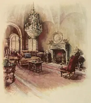 Households: Luxurious Living Room Interior