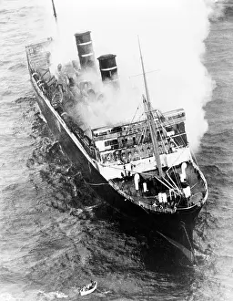 Smoldering: Luxury Liner Morrow Castle, smoldering off ?
