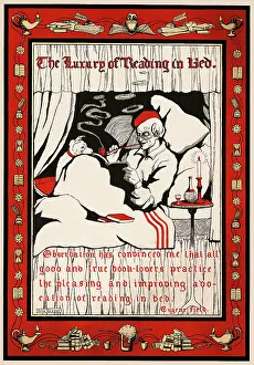 Readers: Luxury of Reading in Bed, 1905