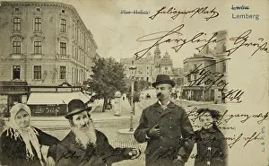 Lviv: Lviv, Galicia - Halicki Square, in the background