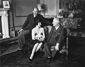 Zelnik: Lya Mara, Frederic Zelnik and Edgar Wallace, 1929