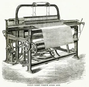 Looms: Lyall's patent postive motion loom