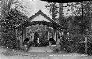 Churchyard: Lych Gate at St. Just in Roseland