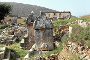 Pttara: Lycian Tombs, Tepecik Necropolis, Patara, Antalya, Turkey