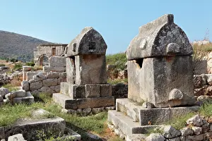 Pttara: Lycian Tombs, Tepecik Necropolis, Patara, Antalya, Turkey