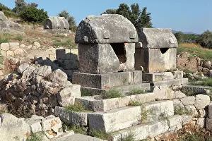 Pttara: Lycian Tombs, Tepecik Necropolis, Patara, Antalya, Turkey