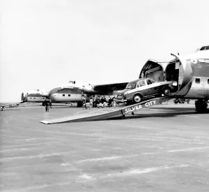 Ferryfield: Lydd, Ferryfield Airport c1955