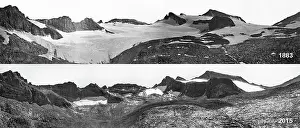 Yosemite: Lyell Glacier Receding 1883-2015