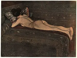 Steinlen: Lying Woman