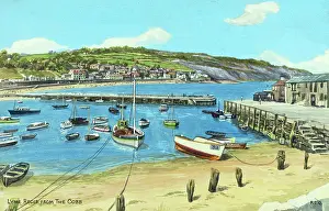 Cobb: Lyme Regis from The Cobb, Dorset