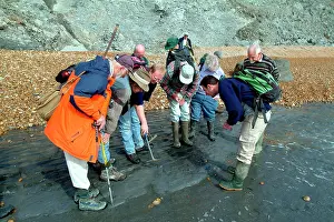 Charmouth: Lyme Regis field trip, 2003