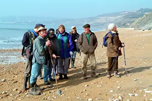 Palaeontologist: Lyme Regis field trip, 2003