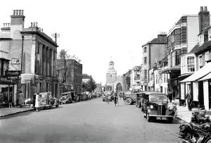 Lymington: Lymington, High Street c1955