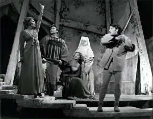 Keats: Lyn Ashley, Australian actress, in medieval play, Stratford