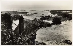 Tonnes: Lynmouth, Devon - devastated by flood water
