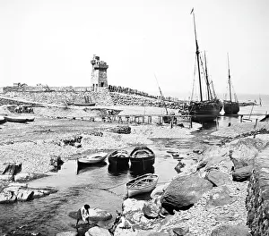 Lynmouth: Lynmouth Harbour, Victorian period