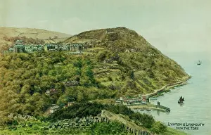 Tors: Lynton and Lynmouth, Devon, viewed from The Tors