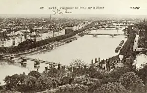 Spans: Lyon - views of the Bridge over the Rhone