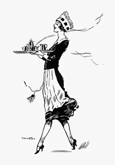 Teashops: LYONS GIRL WITH TEA POT