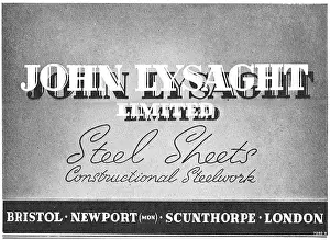 Constructional: Lysaght Constructional Steelwork For The Aircraft Industry