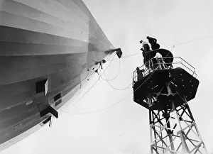 Mooring: LZ 127 Graf Zeppelin, 1935