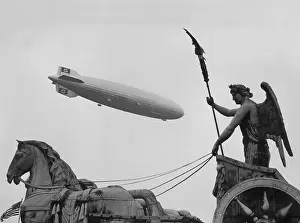 Quadriga: LZ 129 Hindenburg over Berlin, 1936