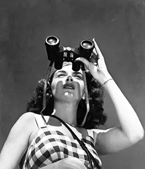 Sundress: M CHAPMAN AND BINOCULARS