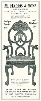 Fruiterers: M. Harris and Sons Advertisement