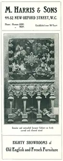 Silvered: M. Harris and Sons Advertisement
