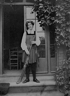 Lacrosse: M. Petit with lacrosse stick