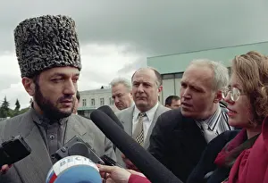 Udugov: M. Udugov visiting Moscow