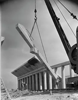 Precast: M1 Motorway, Structure 66 Railway Underbridge, Quinton