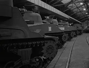 Tracked: M4 tanks and M7 mobile howitzer carriages