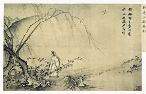 Dynasties: Ma Yuan (1155-1235). Walking on a mountain path