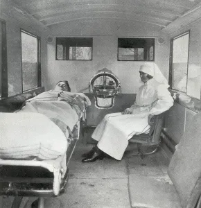 Ambulances: MAB Ambulance Interior, London