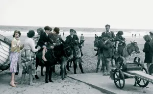 Mablethorpe: Mablethorpe, Donkey Rides c1955